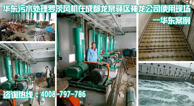 華東曝氣風機在神龍公司污水處理站 華東曝氣風機在神龍公司污水處理站